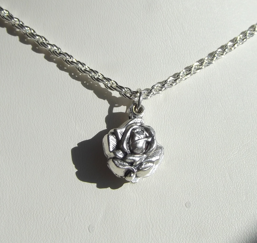 Miraculous Medal Rose Slide Necklace - Etsy