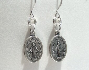 Miraculous Medal Earrings