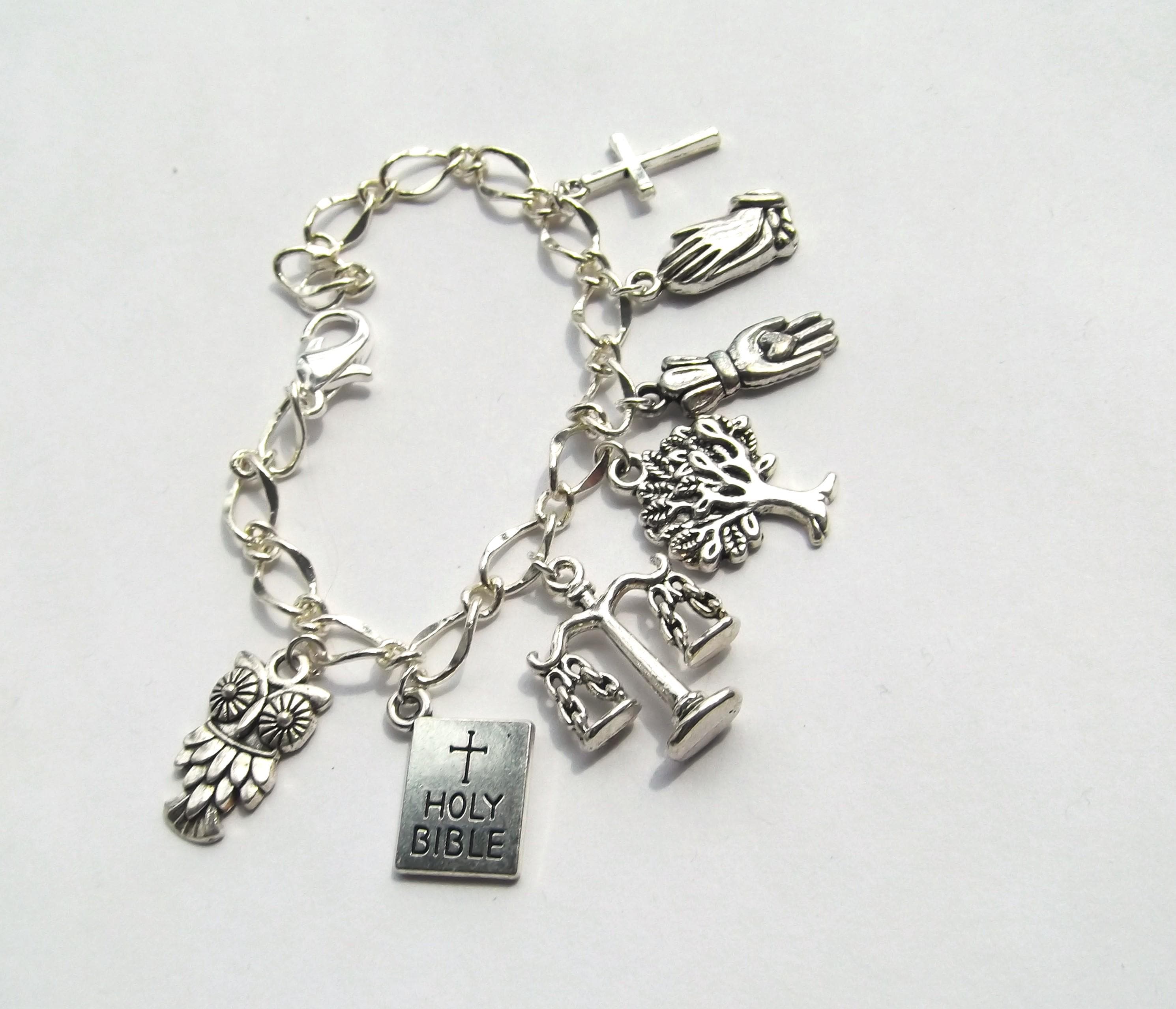 Gifts of the Holy Spirit Charm Bracelet - Etsy