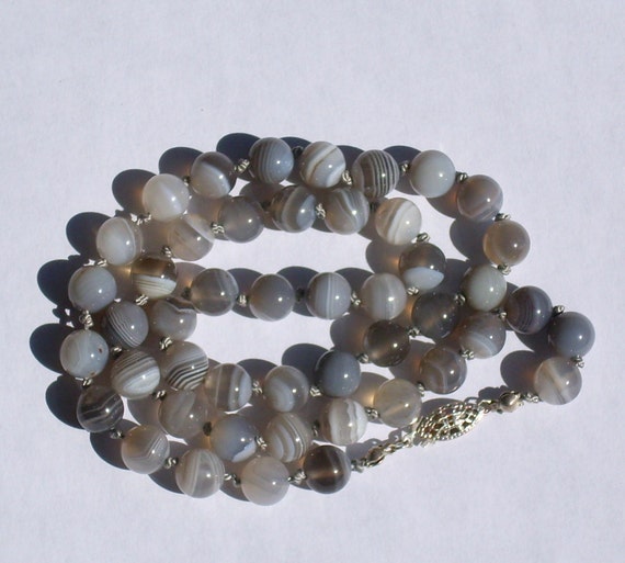 Monetary Gunpowder In the mercy of Botswana Agate Shades of Gray Handknotted Bead Necklace - Etsy Israel Monetary Gunpowder In the mercy of Botswana Agate Shades of Gray Handknotted Bead Necklace - Etsy Israel