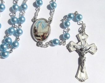 Our Lady of Fatima Soil Relic Handmade Rosary