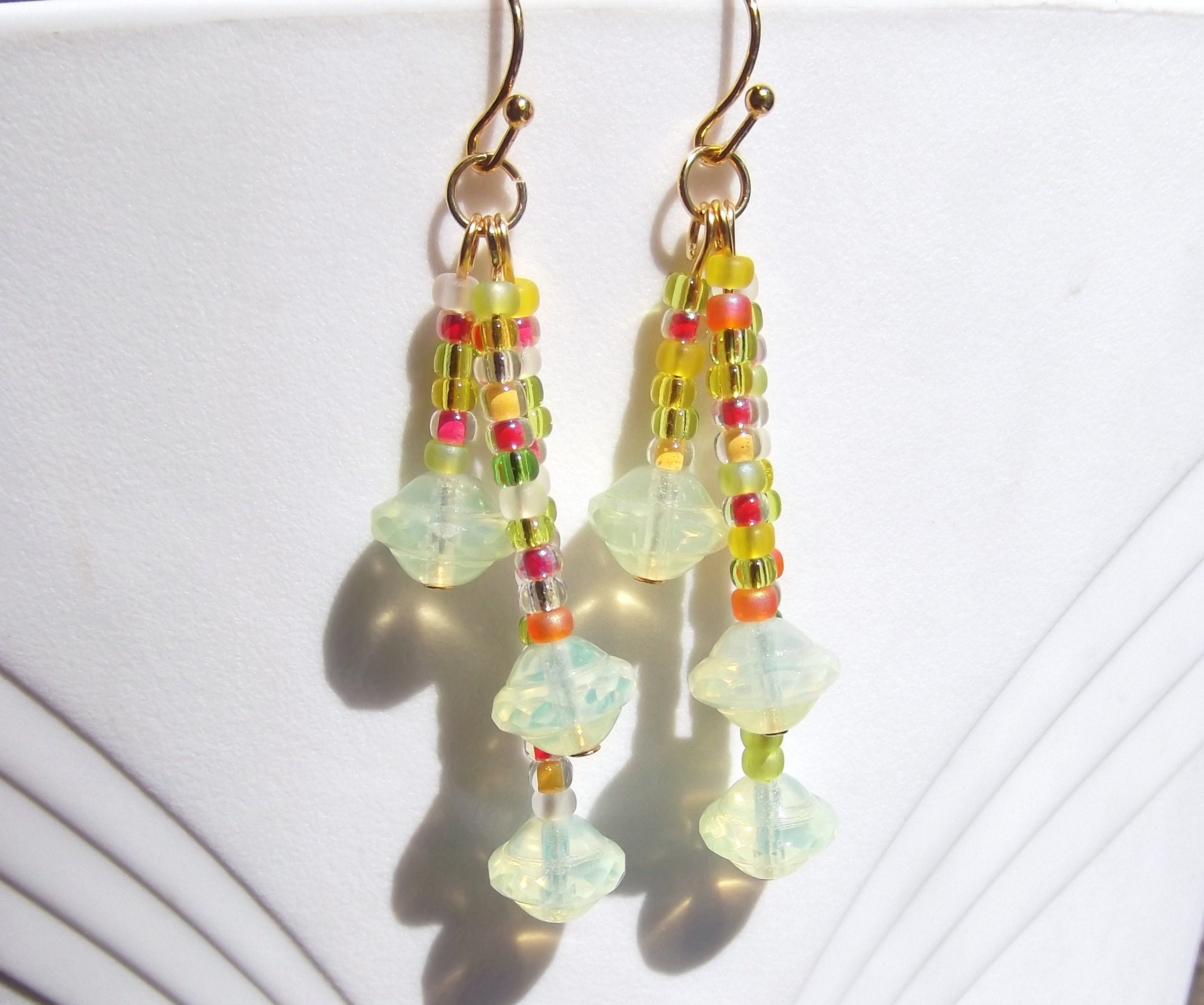 未使用mame マメ Glass Beads Pierced Earrings - メルカリ