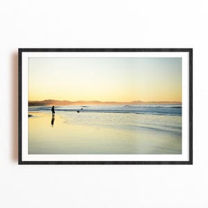 Sunset Wall Art Print – Byron Bay Coastal Photography | Beach House Decor | Australian Ocean Landscape | Gift for Him or Her |