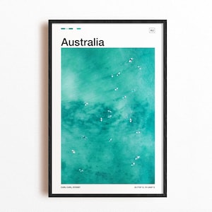 Australia Ocean Print, Surf Poster, Australia Travel Gift, Surf Photo, Sports Wall Art, Australia Wall Art, Ocean Poster, Coastal Home Decor