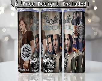 Supernatural Tumbler wrap 20 oz design tumbler sublimation 20 oz 30 oz Skinny Tumbler Digital Png,Tumbler Digital