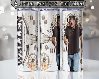 Morgan Wallen 20oz Tumbler Wrap 20 oz 30 oz Sublimation Wrap | PNG Digital File | INSTANT DOWNLOAD