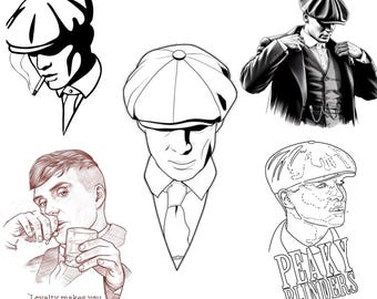 Peaky Blinders Png, Svg Tommy Shelby Shirt design, Vintage TV Series Fan Gift,Thomas Shelby T Shirt Digital file only