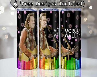 Morgan Wallen 20oz Tumbler Wrap 20 oz 30 oz Sublimation Wrap | PNG Digital File | INSTANT DOWNLOAD