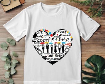 FRIENDS Horror Movie Characters PNG | Spooky Scary Movie T-Shirt Design Creepy Cartoon Streetwear Sublimation only digital file only