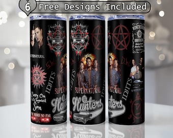 Supernatural Tumbler wrap 20 oz design tumbler sublimation 20 oz 30 oz Skinny Tumbler Digital Png,Tumbler Digital