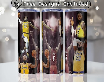 Lebron James Tumbler Wrap Fans Tumbler, 20oz Tumbler,30 oz Skinny Tumbler DIGITAL Design, Seamless Tumbler digital download only