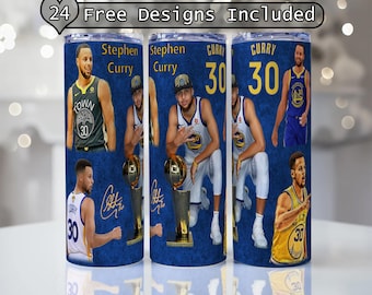 Steph Curry Tumbler Wrap Variant Edition / Fans Tumbler, 20oz, 30 oz Skinny Tumbler DIGITAL Design,Sublimation Download, Seamless Tumbler