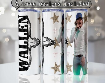 Morgan Wallen 20oz Tumbler Wrap 20 oz 30 oz Sublimation Wrap | PNG Digital File | INSTANT DOWNLOAD