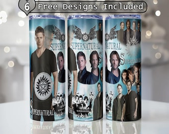Supernatural Tumbler wrap 20 oz design tumbler sublimation 20 oz 30 oz Skinny Tumbler Digital Png,Tumbler Digital