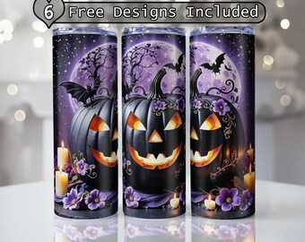 Halloween Straight Tumbler Wrap Png, Scary Spooky 20oz 30oz Tumbler Design Png, Horror Movie Tumbler Wrap, Digital Download