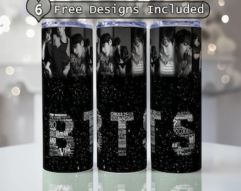 Jungkook Tumbler Wrap Png 20 Oz 30 oz Skinny | BTS Tumbler | BTS Tumbler Wrap,Png, Jimin, V Straight and Tapered Digital Downloads only