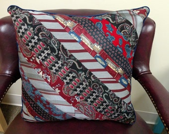 Tie Keepsake Pillow, necktie, mens ties