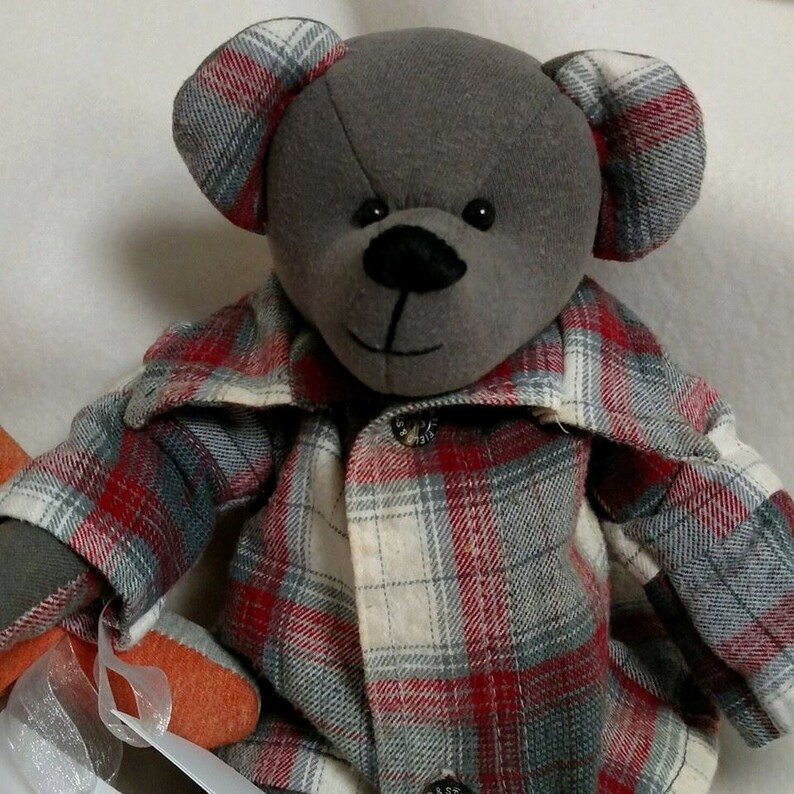 Memory Bears Made From Loved Ones Clothing Keepsake Grief Etsy