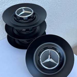 ホイールセンターキャップ メルセデスベンツ クロームメッキ マットブラック G550 Gワゴン純正 メルセデスベンツ用 マットブラック クロームスター