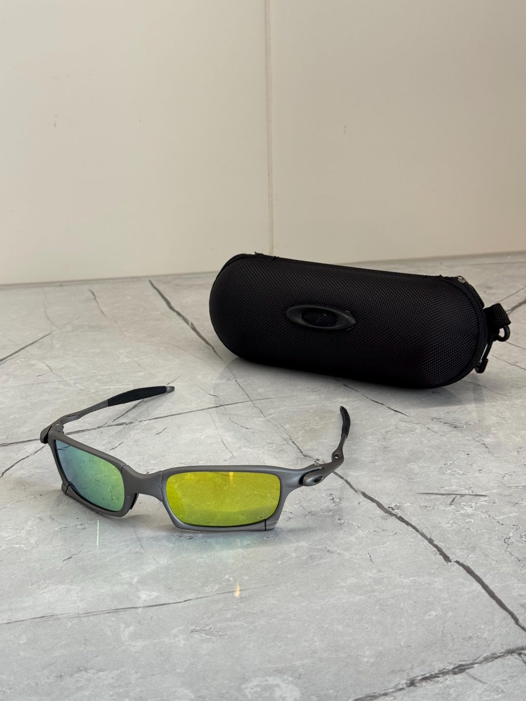Oakley X-squared Juliet X Metal Plasma Iridium Gray Green