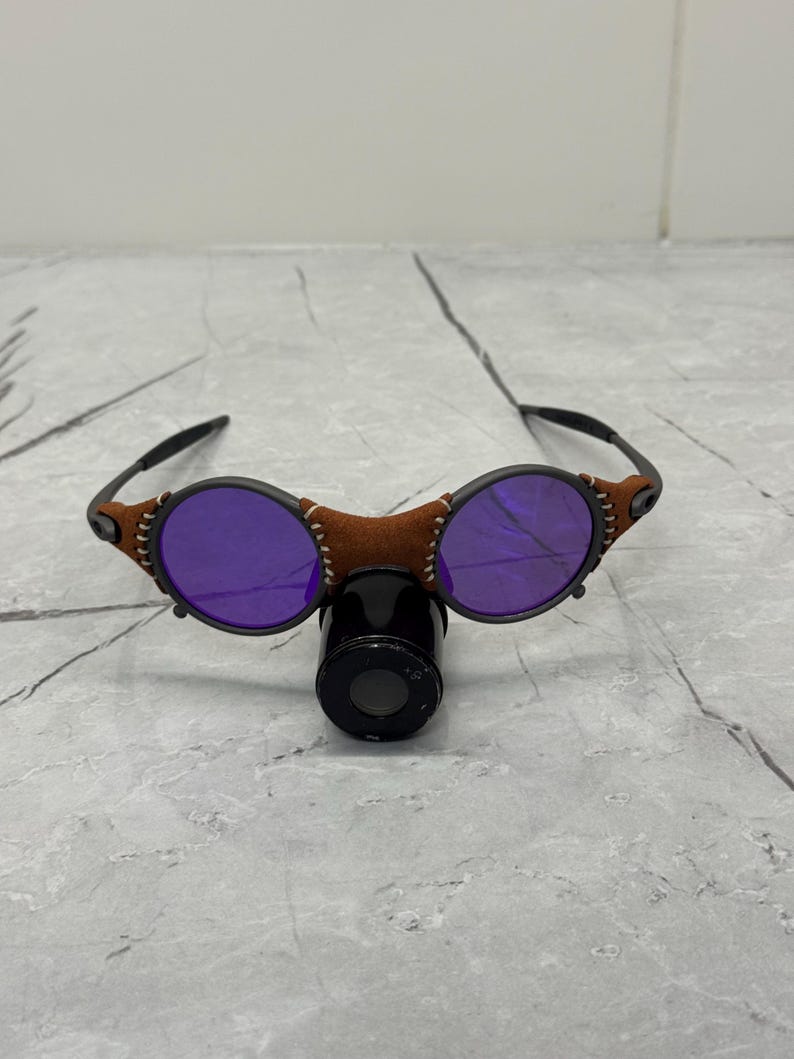 Oakley Mars Läder Michael Jordon Juliet X Metal Plasma Iridium Polariserade Solglasögon Y2K Vintage 90s Sällsynta Gorpcore USA Prizm Plate Romeo bild 1