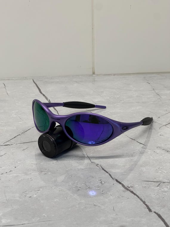 Oakley Golf Eye Jacket Minute 1.0 Purple and Black Redux Iridium