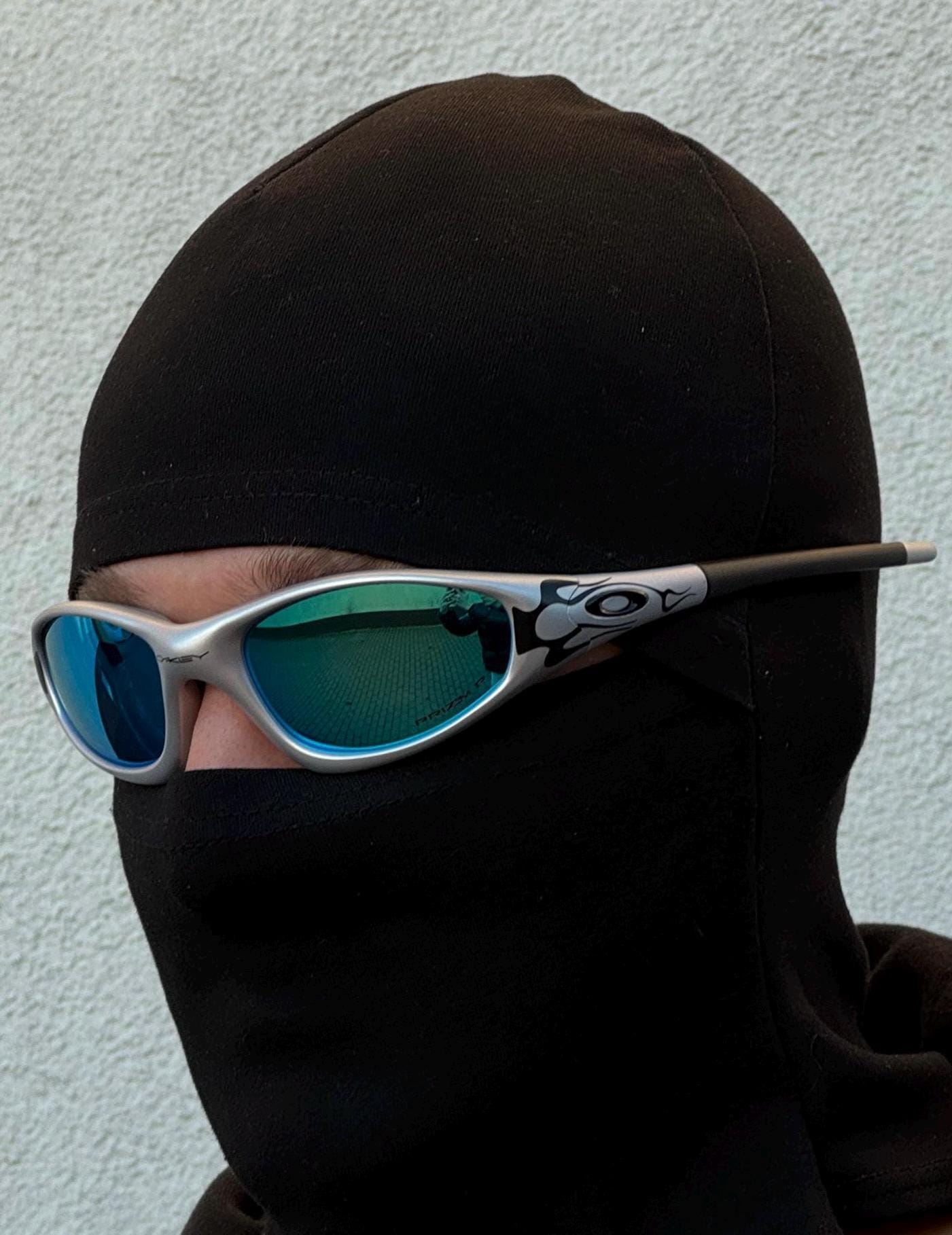 Oakley Staright Blue 1.0 Eye Jacket Splice Vintage Y2K Juliet