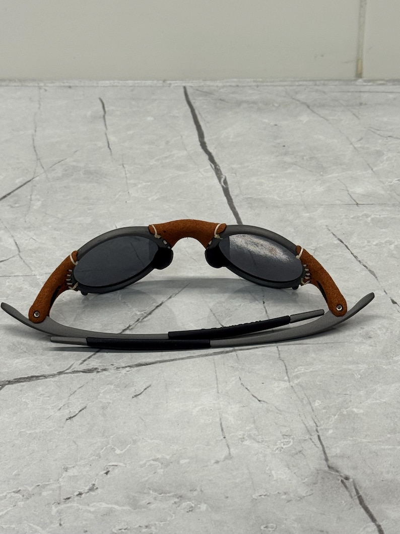 Oakley Mars Läder Michael Jordon Juliet X Metal Plasma Iridium Polariserade Solglasögon Y2K Vintage 90s Sällsynta Gorpcore USA Prizm Plate Romeo bild 15