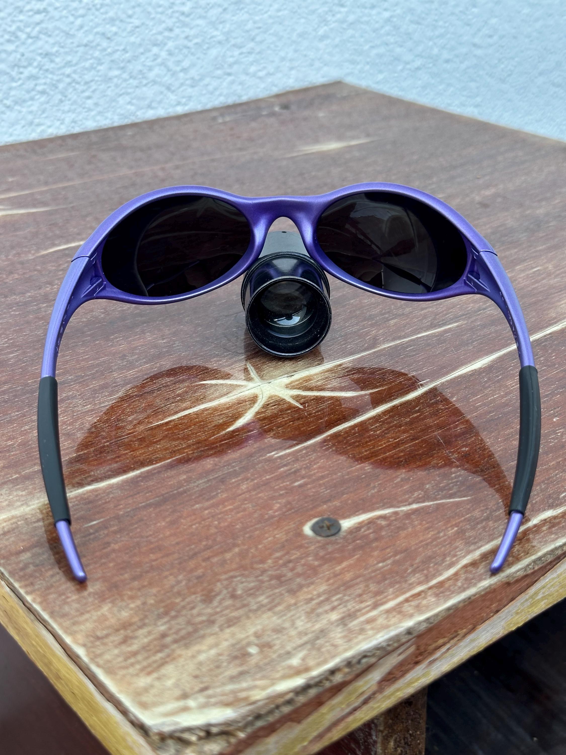 Oakley Eye Jacket Minute 1.0 Black and Purple Redux Prizm Iridium Oakley Eye Jacket Minute 1.0 Black and Purple Redux Prizm Iridium