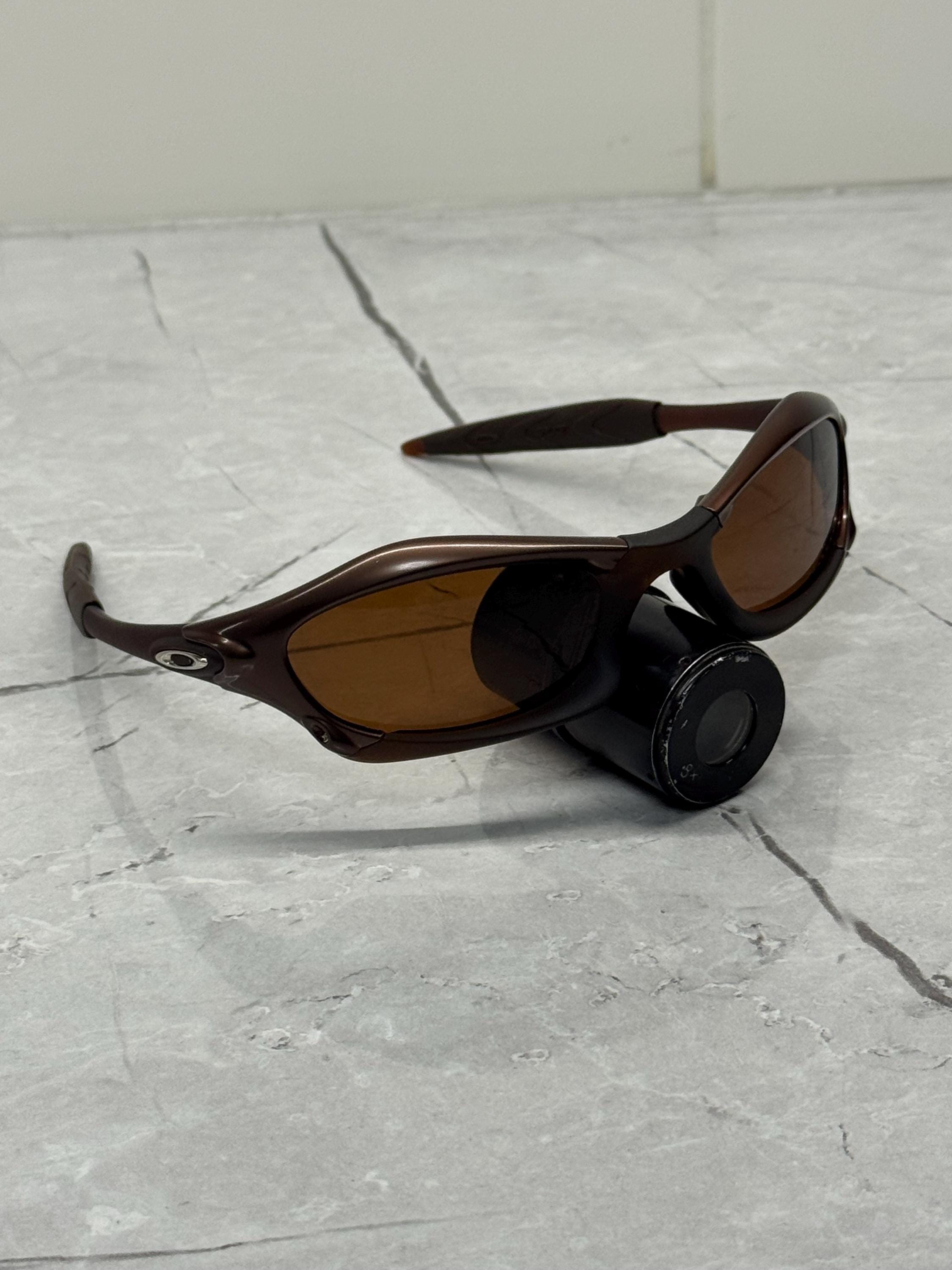 Oakley 00s splice y2k archive Oakley Splice Y2K Brown Vintage 