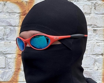 Oakley Piet Eye Jacket Minute 1.0 Red and Blue Redux Iridium Men’s Prizm P Sunglasses Y2K Vintage Plate 90s Polarized Golf