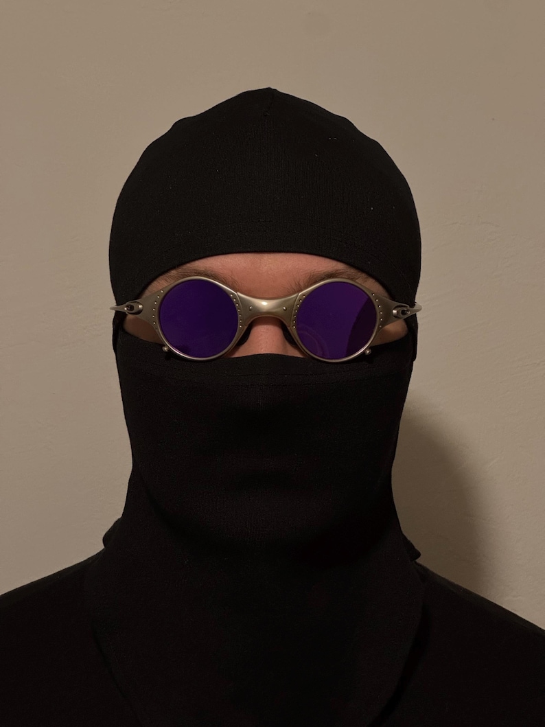 Oakley Mars Squared Juliet X Metal Plasma Iridium polariserade solglasögon Y2K Vintage 90s Rare Gorpcore USA Prizm Plate Minute Gorpcore Hunting bild 4