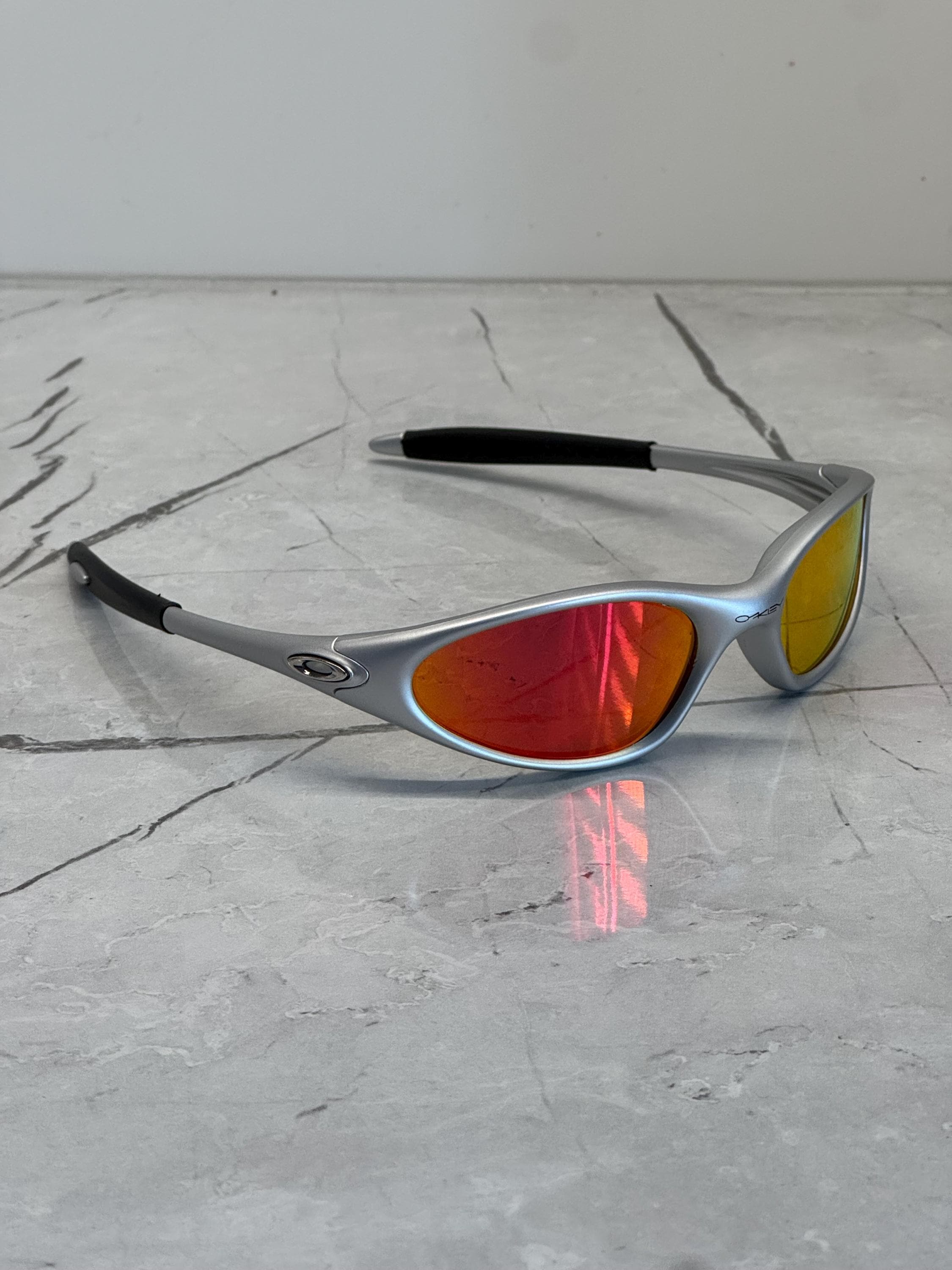 Oakley Minute 1.0 Sunglasses Redux Prizm Iridium Y2K Vintage Plate