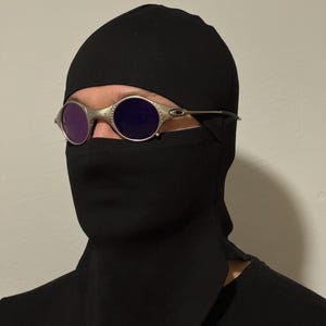 Oakley Mars Squared Juliet X Metal Plasma Iridium polariserade solglasögon Y2K Vintage 90s Rare Gorpcore USA Prizm Plate Minute Gorpcore Hunting bild 3