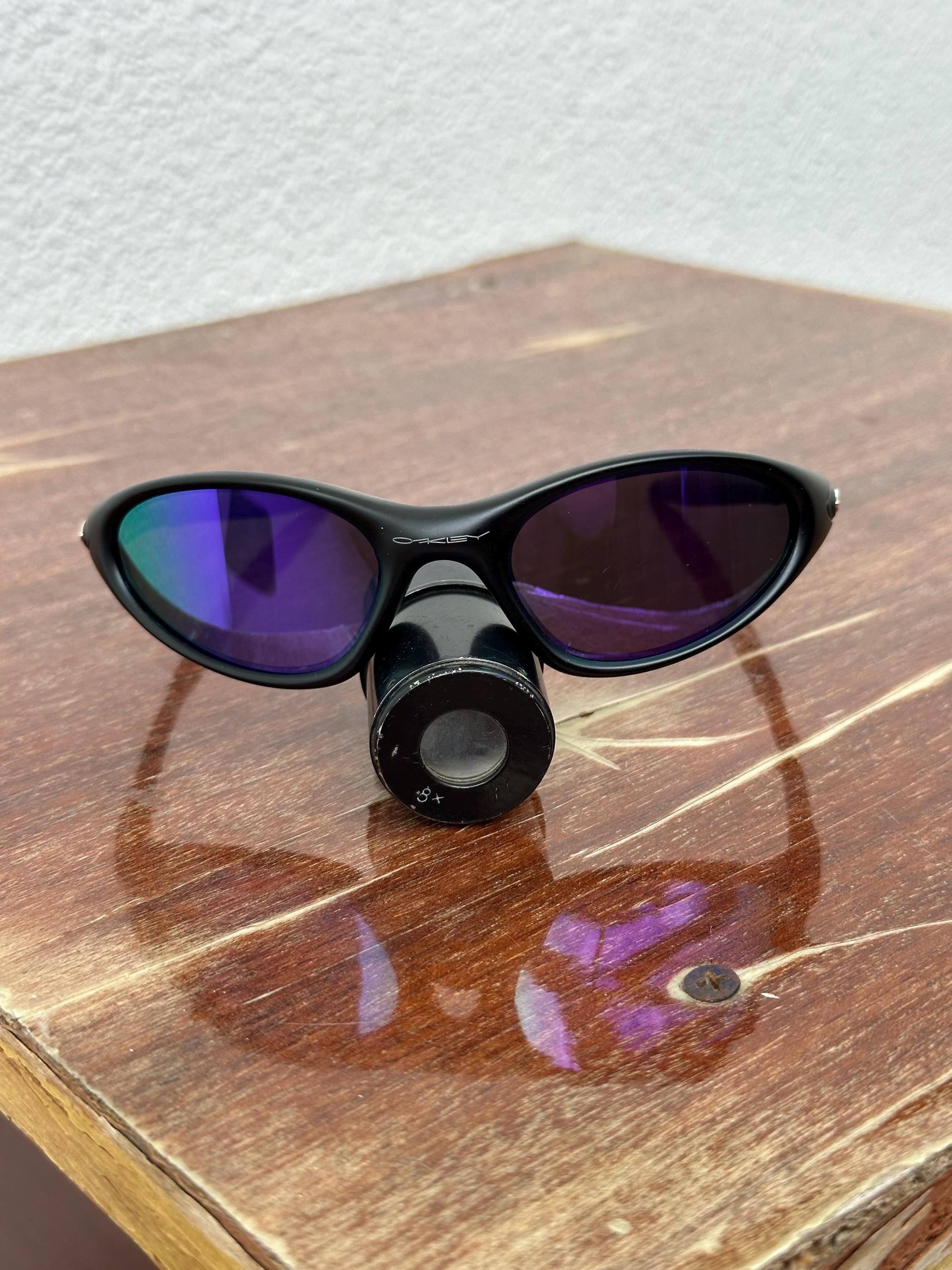 Oakley Minute 1.0 Black and Purple Eye Jacket Redux Prizm Iridium
