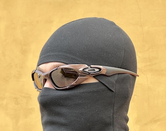 Солнцезащитные очки Oakley Plate Y2k Rare Vintage Gorpcore Polarized Sunglasses 90-х годов, черные, красные, винтажные, США