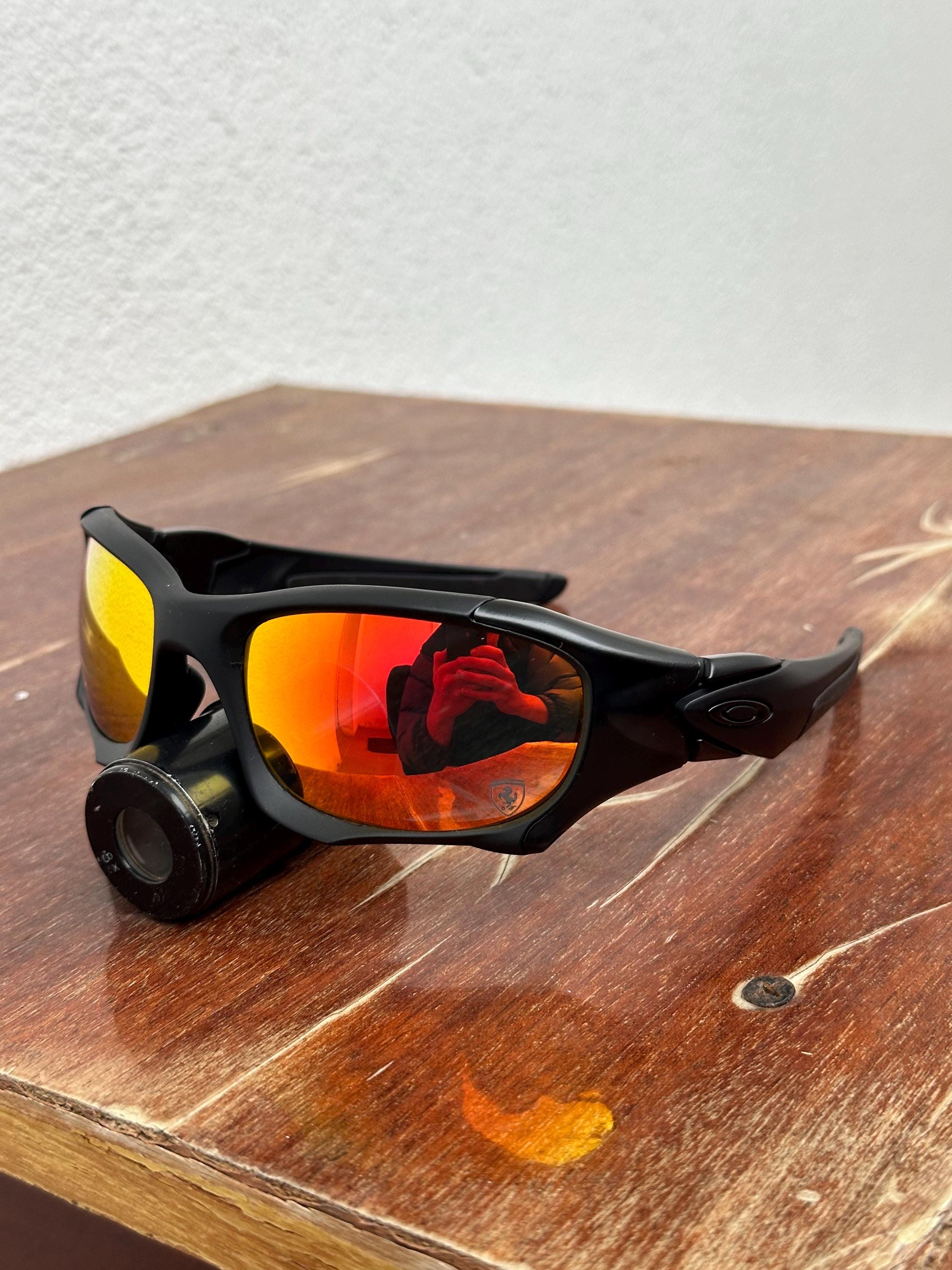 Oakley Pit Boss 2 Ferarri Frame Matte Black Red Lense Polarized