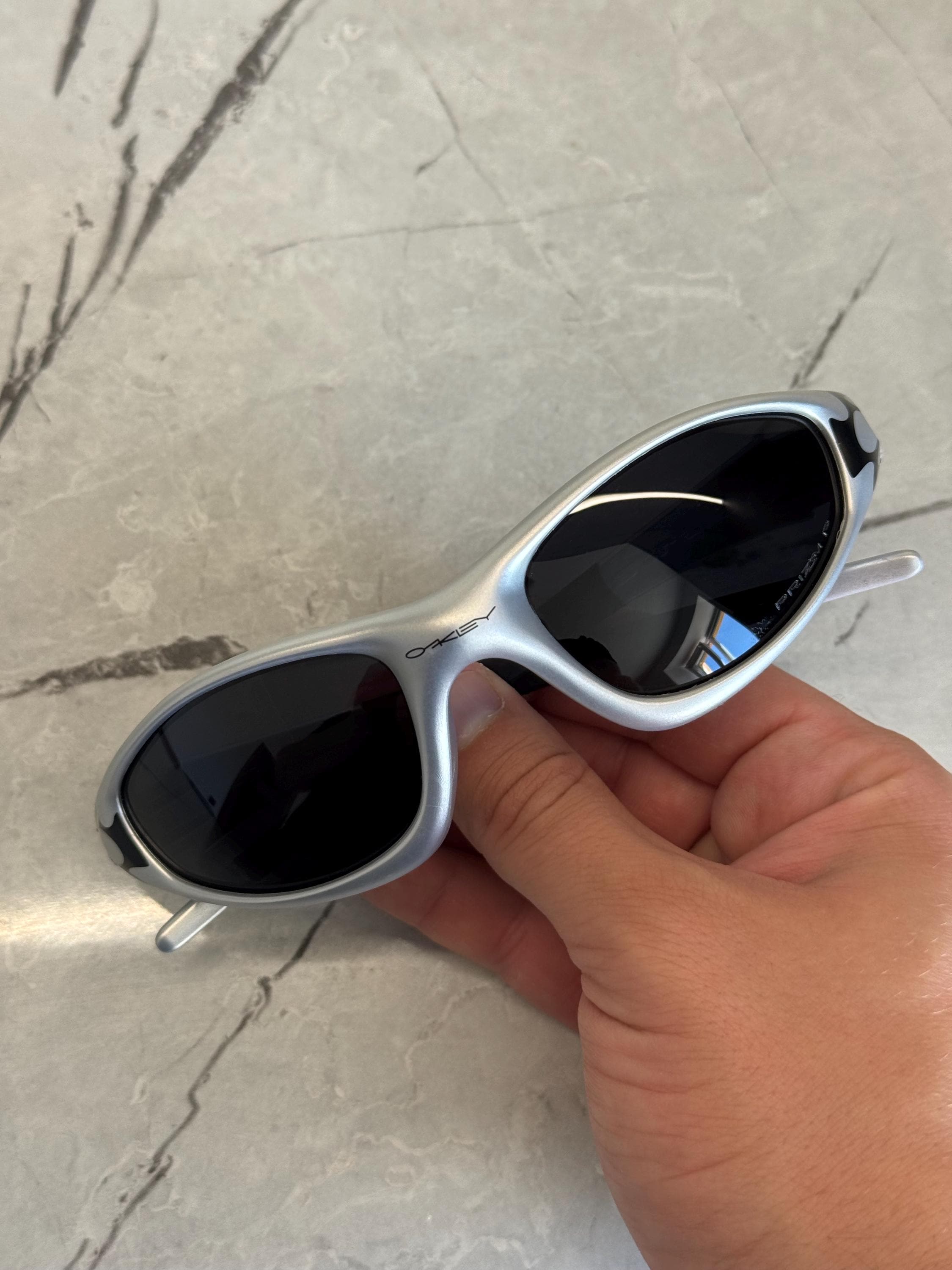 Oakley Staright Red 1.0 Eye Jacket Splice Vintage Y2K Juliet