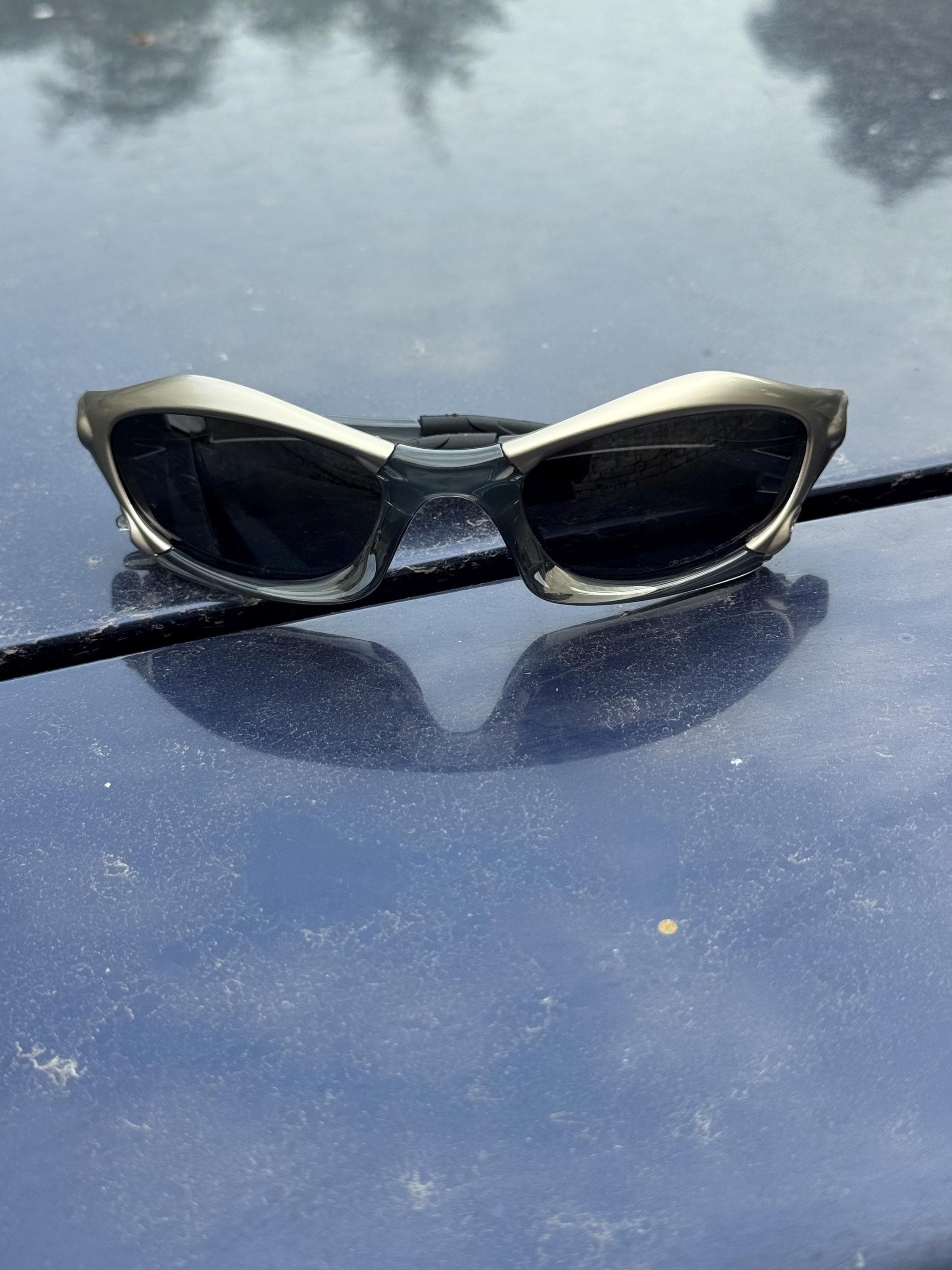 Винтажные солнцезащитные очки Oakley Splice: серые и черные