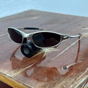 レアメタル ブラック オークリー プレート Y2k Gorpcore 偏光  