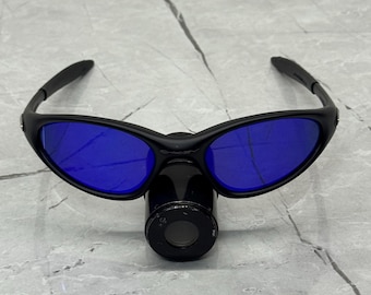 Oakley Minute 1.0 Black and Blue Eye Jacket Redux Prizm Iridium