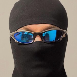 Oakley Splice-zonnebril Gespiegeld Gepolariseerd Grijs Blauw Iridium Minute Eye Jacket Vintage Y2K VS Prizm P Jagen Vissen Reizen Gorpcore afbeelding 2