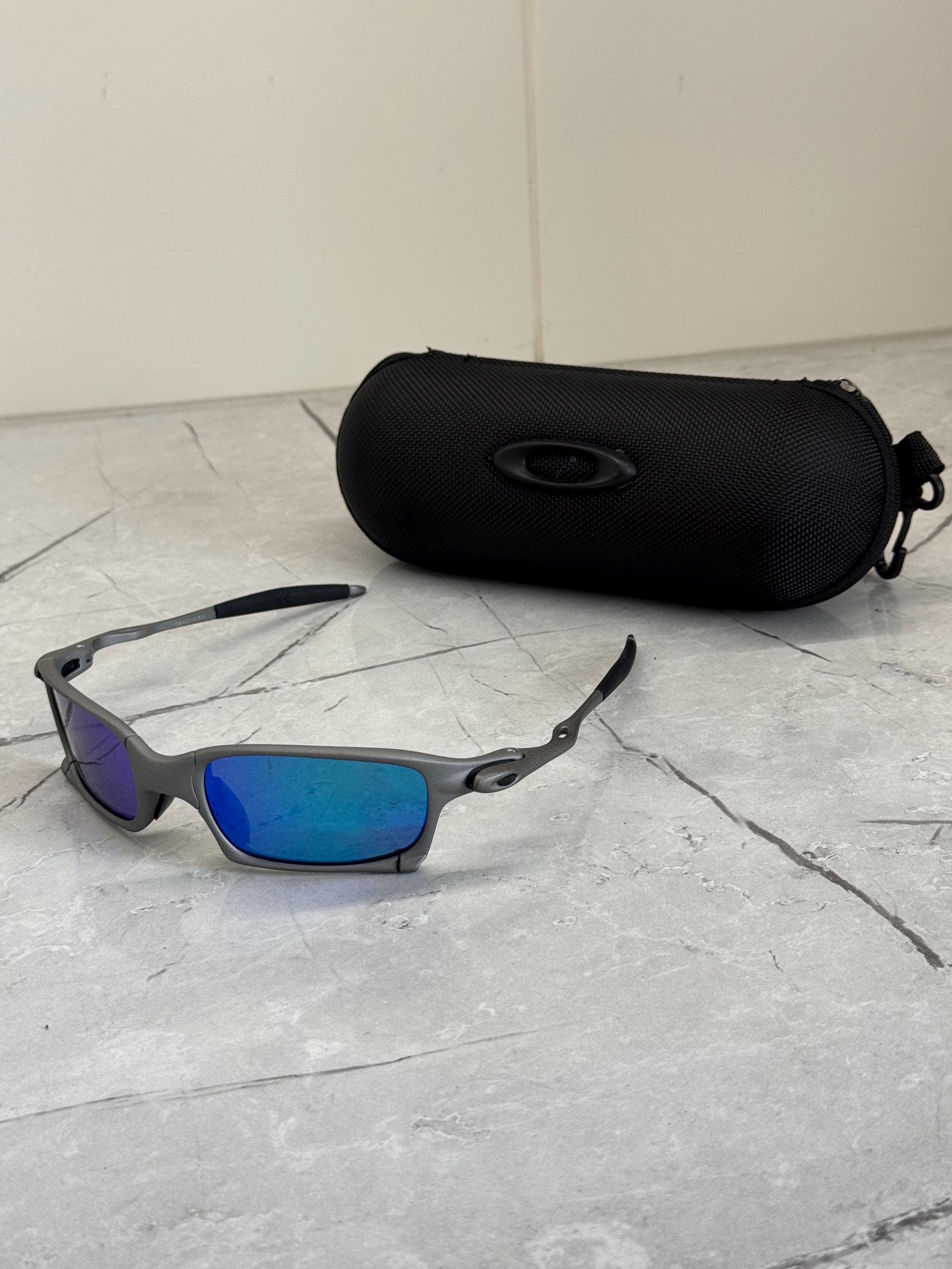 Oakley X-squared Juliet X Metal Plasma Iridium Silver Polarized