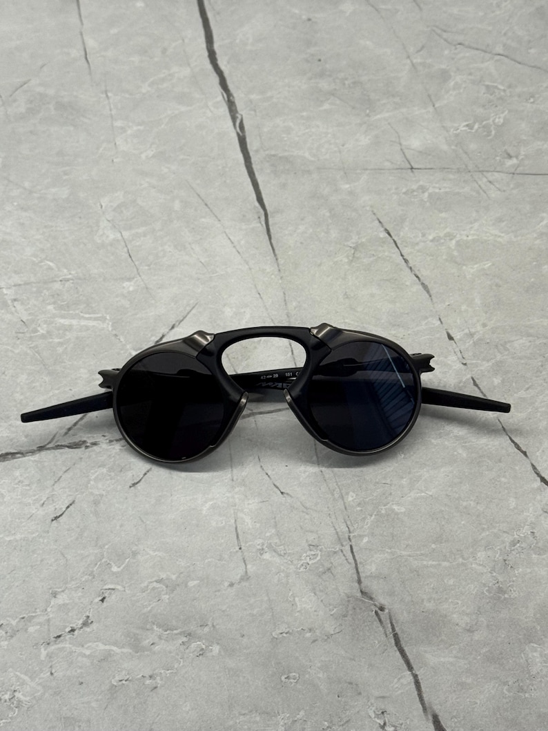 Oakley Madman Badman Black Juliet X Metal Plasma Iridium Polarized Sunglasses Y2K Vintage 90s Rare Gorpcore USA Prizm Plate Minute Romeo image 11