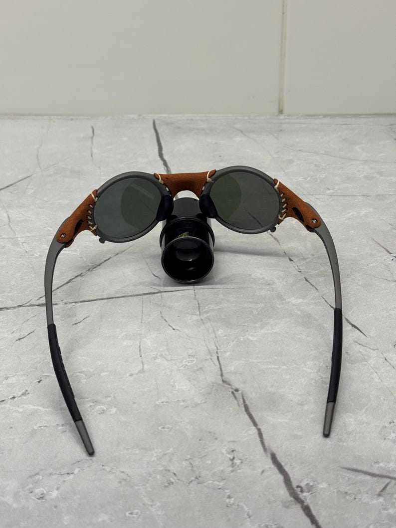 Oakley Mars Läder Michael Jordon Juliet X Metal Plasma Iridium Polariserade Solglasögon Y2K Vintage 90s Sällsynta Gorpcore USA Prizm Plate Romeo bild 9