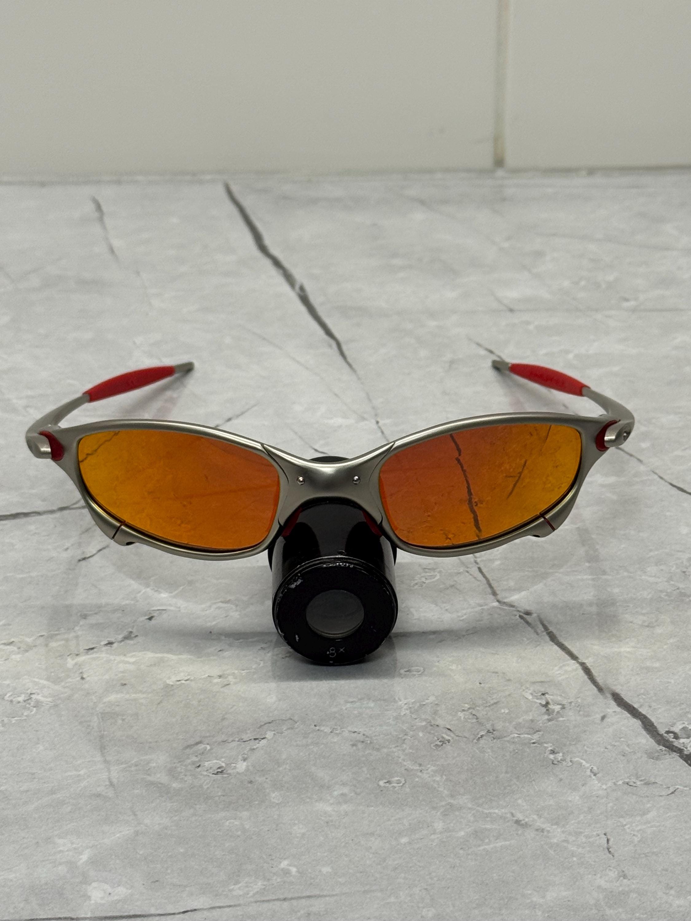 Солнцезащитные очки Oakley Juliet X Metal Plasma Iridium Grey Red