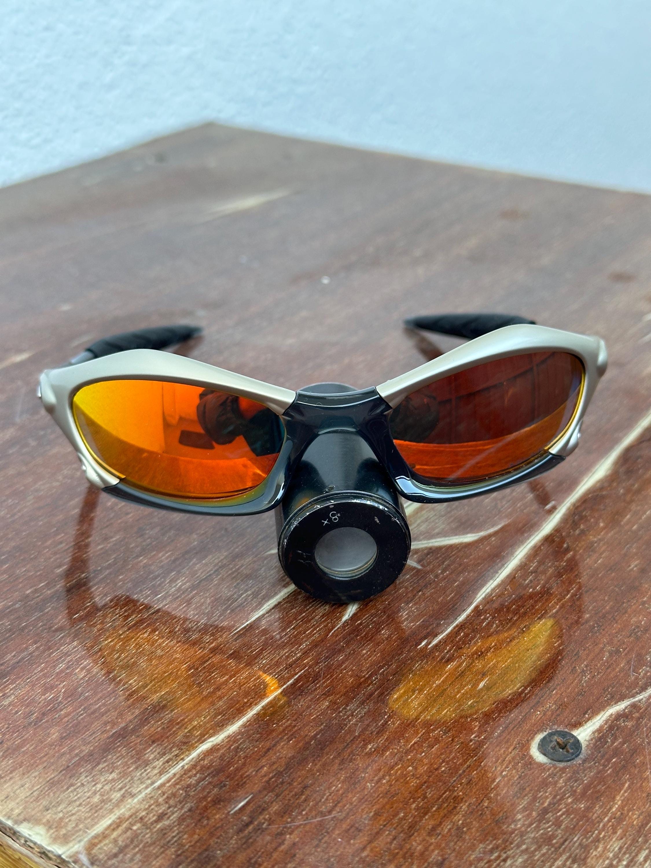 Солнцезащитные очки Oakley Splice Vintage Grey and Red Metal