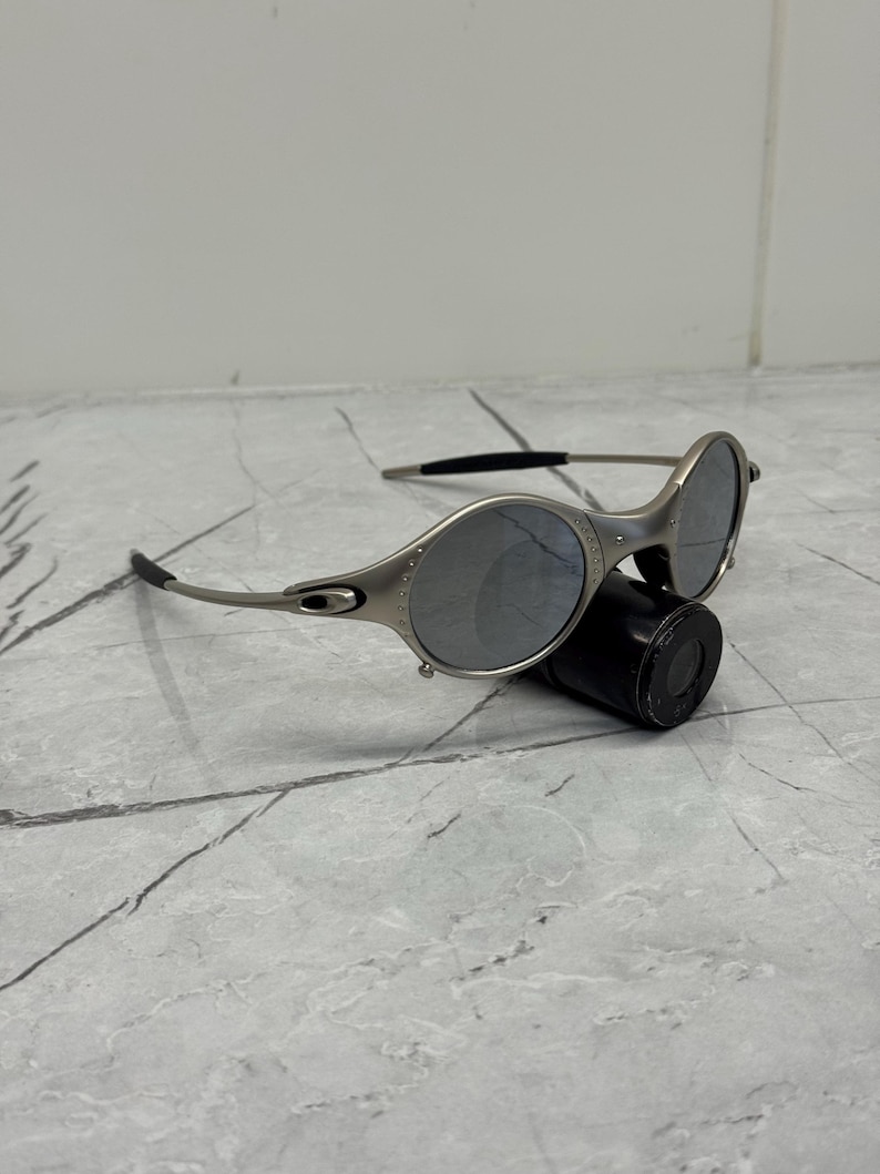 Oakley Mars Squared Juliet X Metal Plasma Iridium Polarized Sunglasses Y2K Vintage 90s Rare Gorpcore USA Prizm Plate Minute Gorpcore Hunting image 1