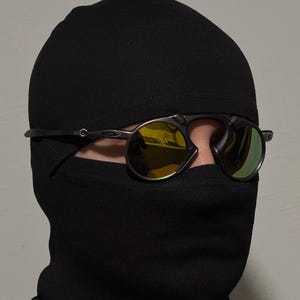 Oakley Madman Badman Black Juliet X Metal Plasma Iridium Polarized Sunglasses Y2K Vintage 90s Rare Gorpcore USA Prizm Plate Minute Romeo image 5