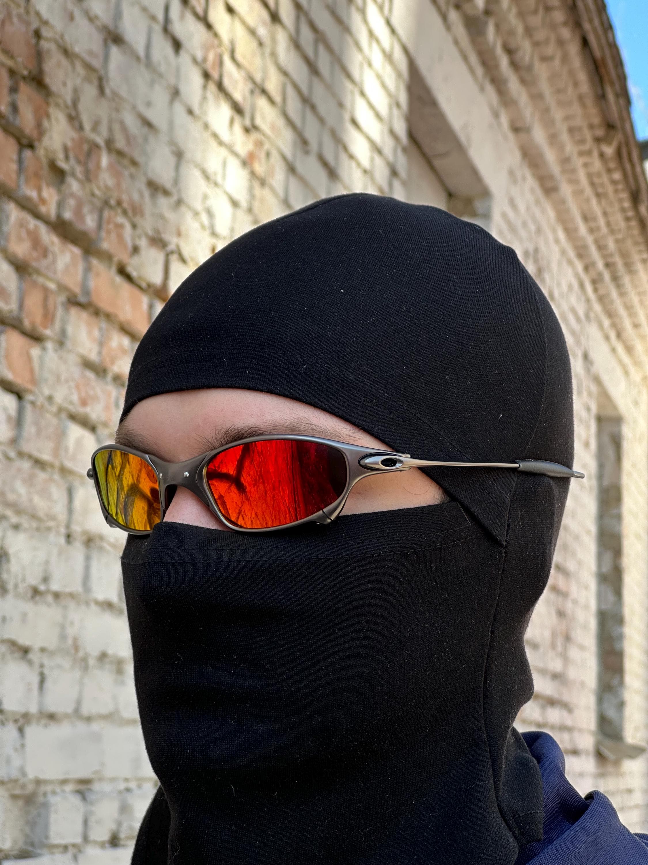 Oakley Juliet X Metal Plasma Iridium Grey Red Polarized Y2K